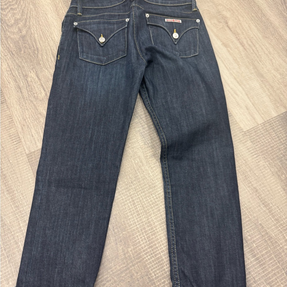 Hudson Jeans Deep Blue with Yellow Accents